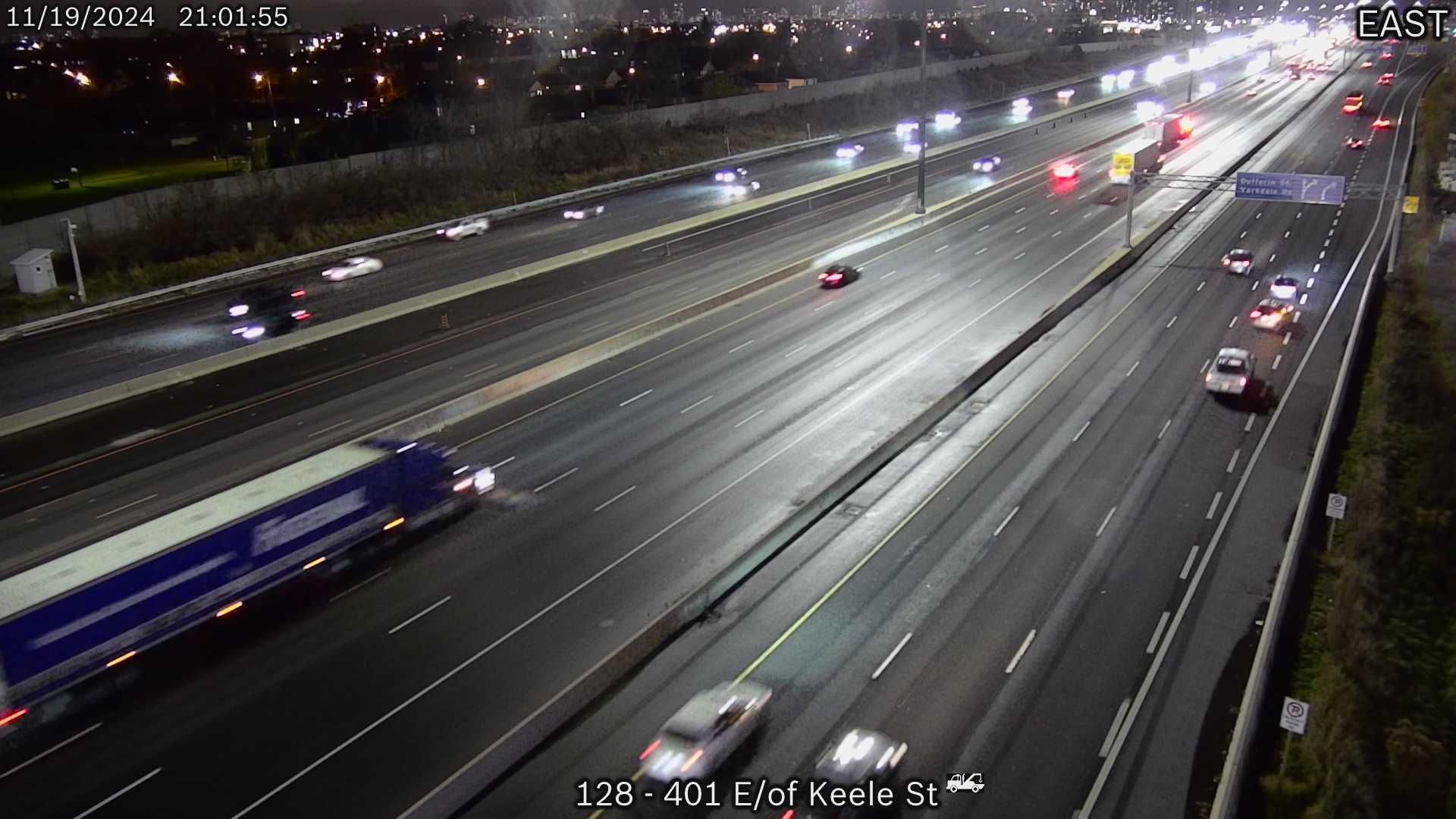 North York: Highway 401 east of Keele Street