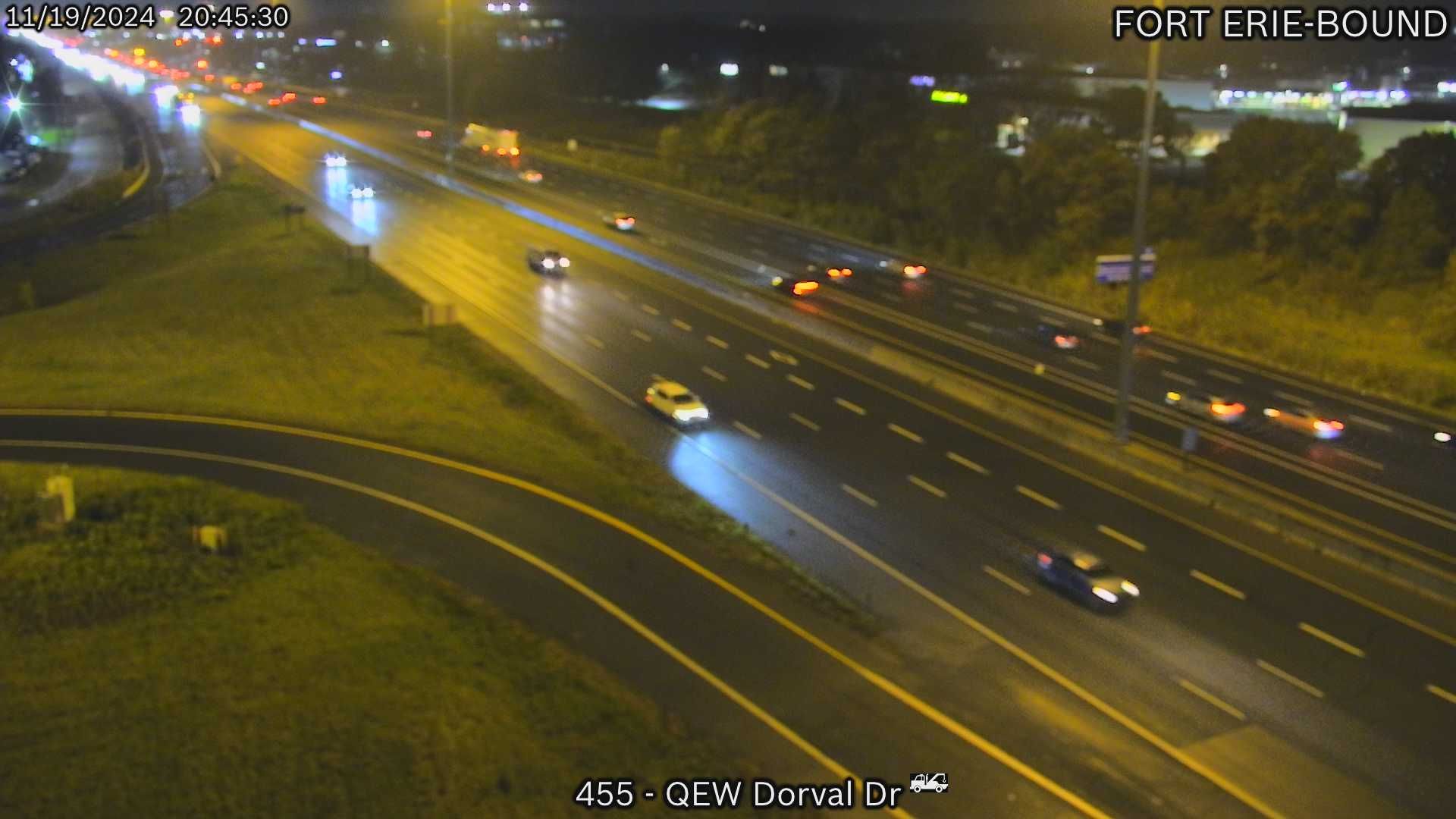 Burlington: QEW near Dorval Drive