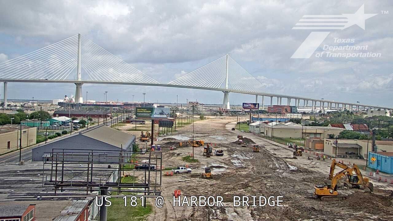 Downtown › South: US181 @ IH37-Harbor Bridge