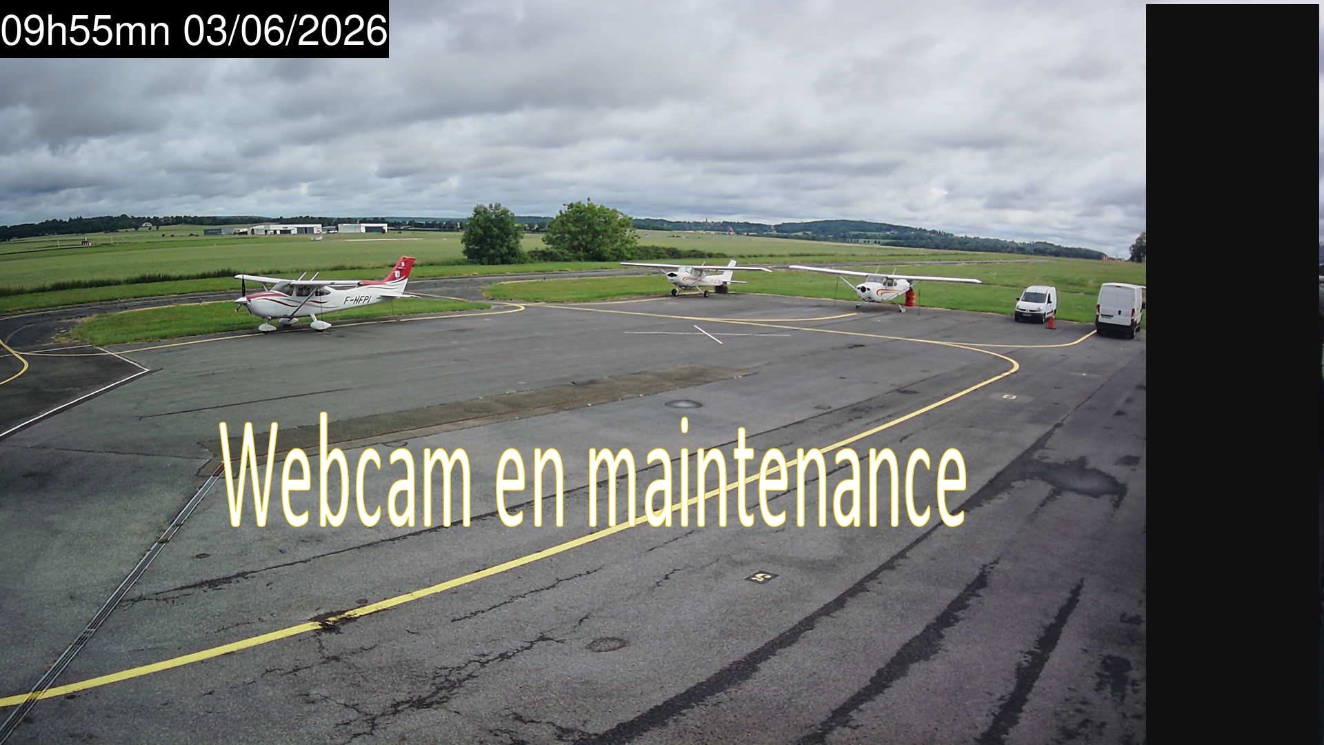 Boissy-l'Aillerie: Aeroclub Hispano-Suiza Pontoise vue Nord