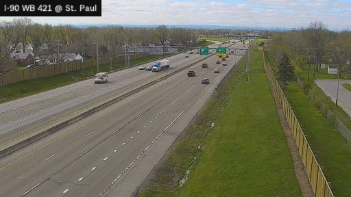 Cheektowaga › West: I-90 East of Interchange 51 (Buffalo/Airport)