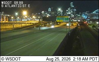 International District: SR 99 at MP 30.2: S Atlantic St, East