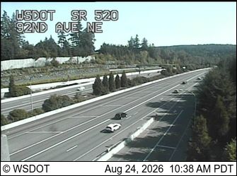 Clyde Hill: SR 520 at MP 5.2: 92nd Ave NE