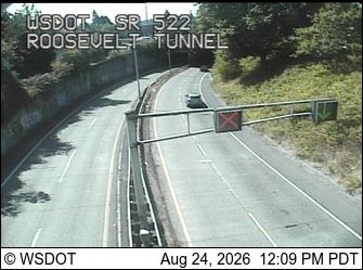Roosevelt: SR 522 at MP 0.4 - Tunnel