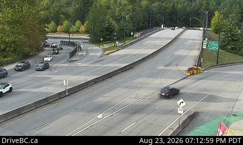 West Vancouver › North: North end of Lions Gate Bridge, looking north