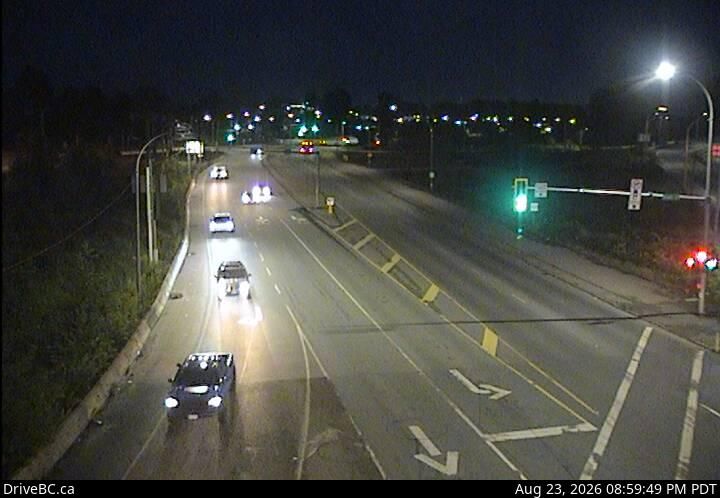 Surrey › East: 104th Avenue at Hwy 17 looking east