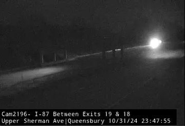 Queensbury › South: I-87 Southbound at Upper Sherman Ave (South of Exit 19 on ramp)