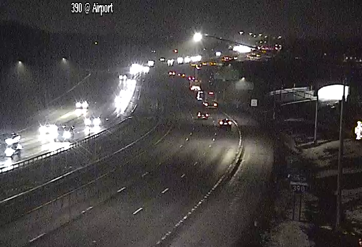 Maplewood › South: I-390 at ROC Airport Tunnel