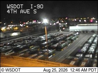 Seattle: I-90 at MP 2: 4th Ave S, EB