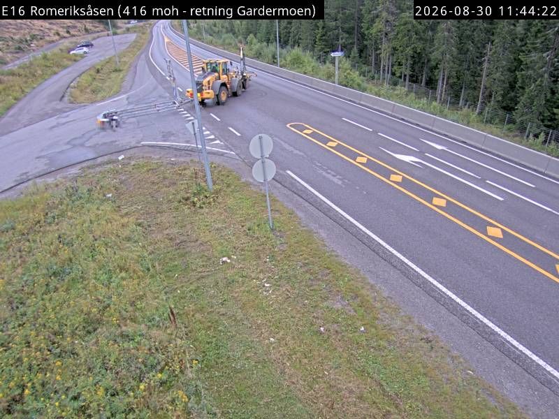 Grua: E16 Romeriksåsen (Gardermoen)