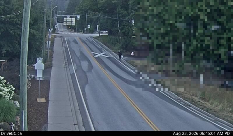 New Denver › North: Hwy 6 at Hwy 31A in - looking north