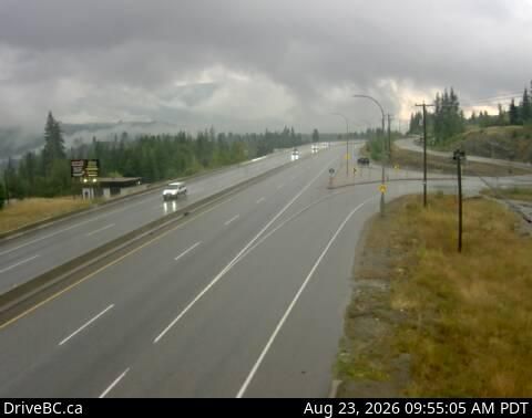Blind Bay › South-East: Hwy 1, at Highland Drive east of Sorrento at the - turn off, looking southeast
