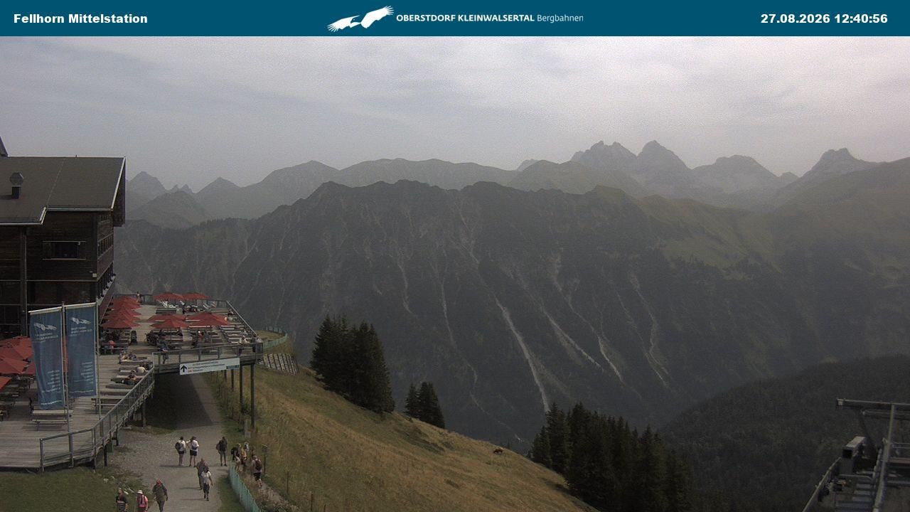 Gemeinde Mittelberg: Fellhorn I, Fellhornbahn-Station Schlappoldsee, Oberstdorf