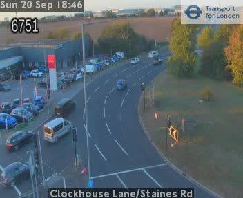 London: Clockhouse Lane/Staines Rd
