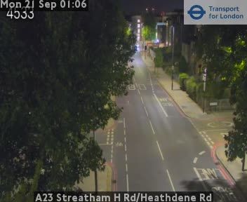 Croydon: A23 Streatham H Rd/Heathdene Rd