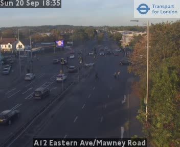 Heathfield and Waldron: A12 Eastern Ave/Mawney Road
