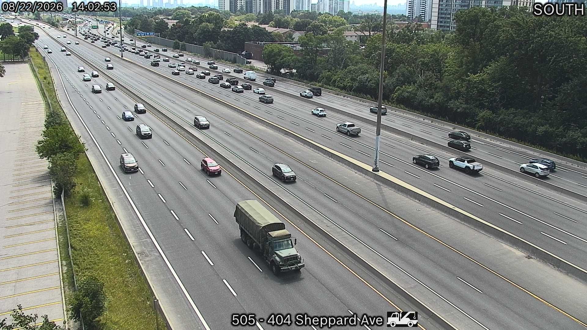 Toronto: Highway 404 near Sheppard Avenue