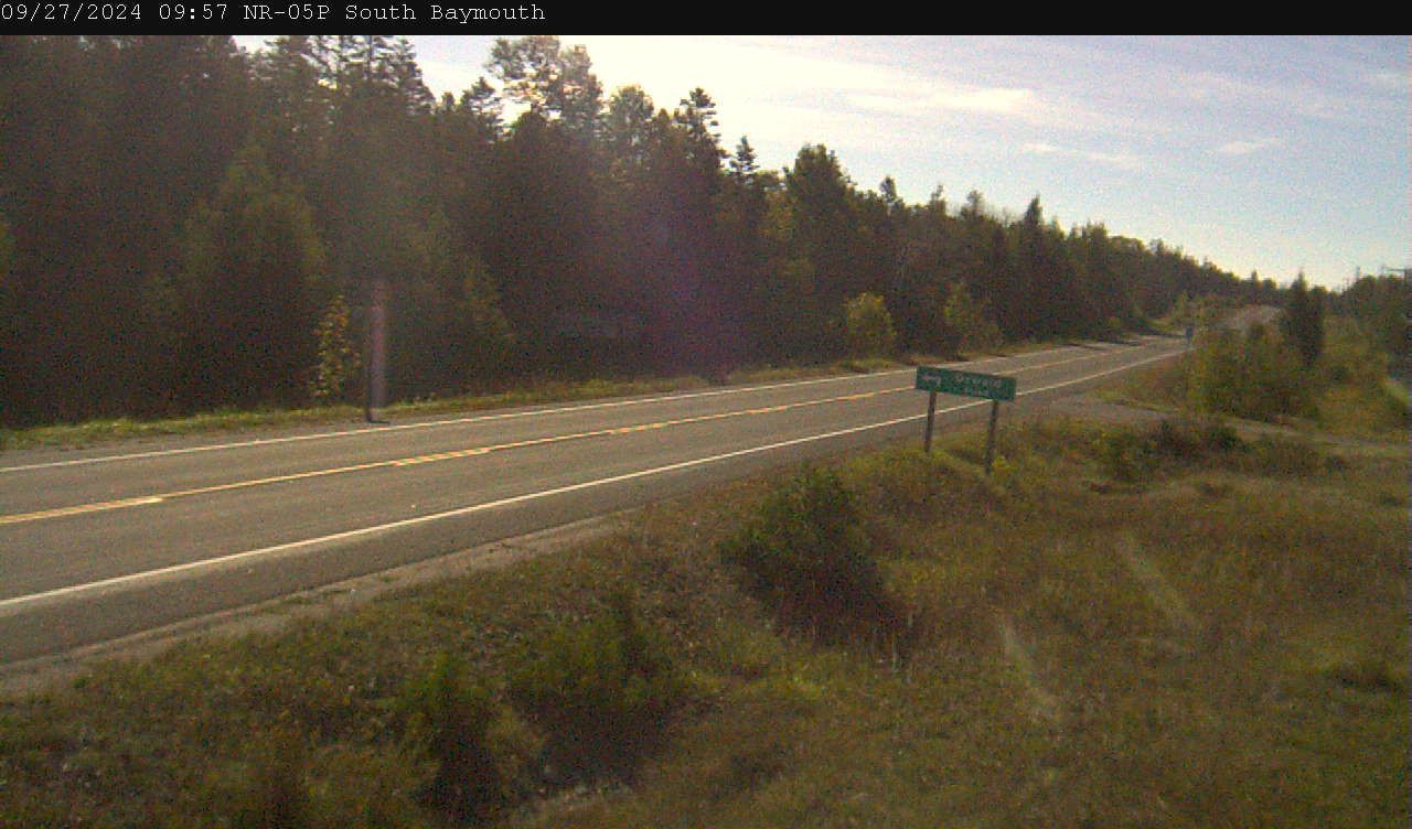 Tehkummah Township: Highway 6 at South Baymouth