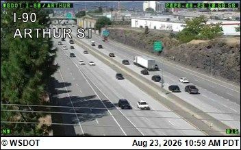 Spokane: I-90 at MP 282: Arthur St