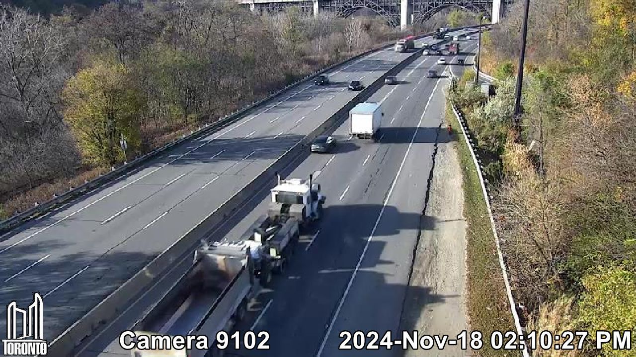 Playter Estates: Don Valley Parkway near Prince Edward Viaduct