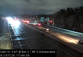 Colonie › North: I-87 at Exit 2 (NY 5 - Central Avenue)