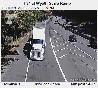 Cook: I-84 at Wyeth Scale Ramp