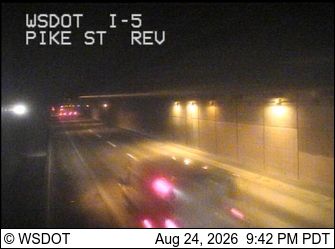 Seattle: I-5 at MP 166: Pike St Express Lanes