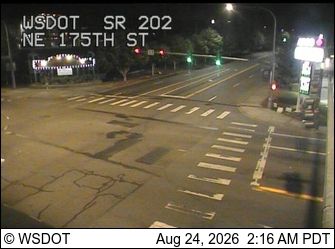 Woodinville: SR 202 at MP 0.3: NE 175th St