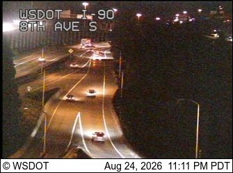 Seattle › North: I-90 at MP 2.4: 8th Ave S, EB