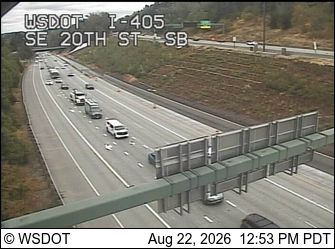 Bellevue › South: I-405 at MP 11.9: SE 20th St, SB