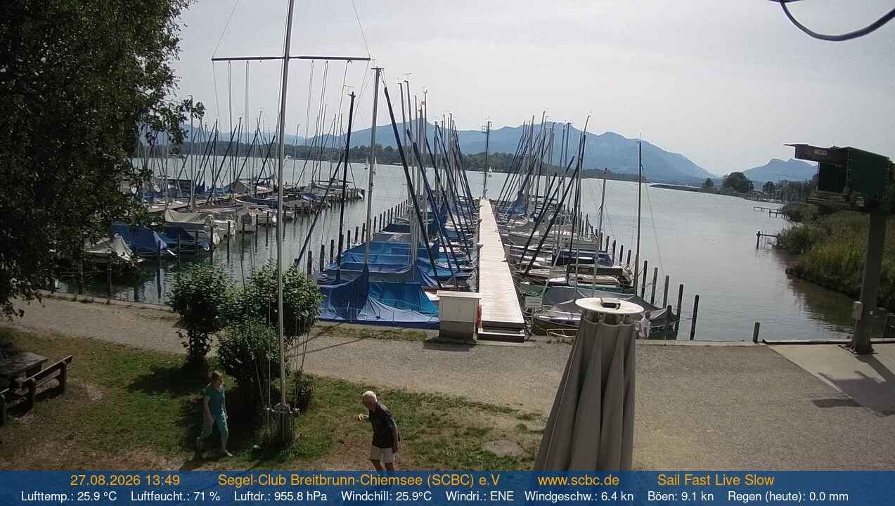 Breitbrunn am Chiemsee › South: Sailing Club Breitbrunn-Chiemsee (SCBC) e.V. - Herreninsel - Chiemsee
