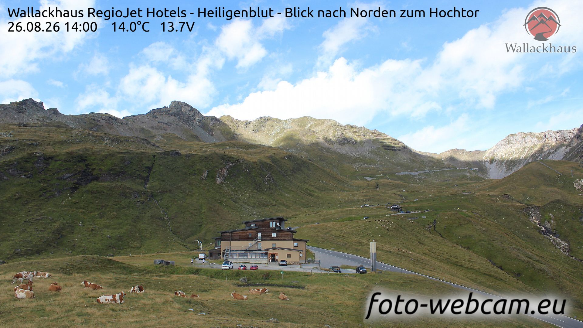 Heiligenblut am Grossglockner: Wallackhaus JegioJet Hotels - Heiligenblut - Blick nach Norden zum Hochtor