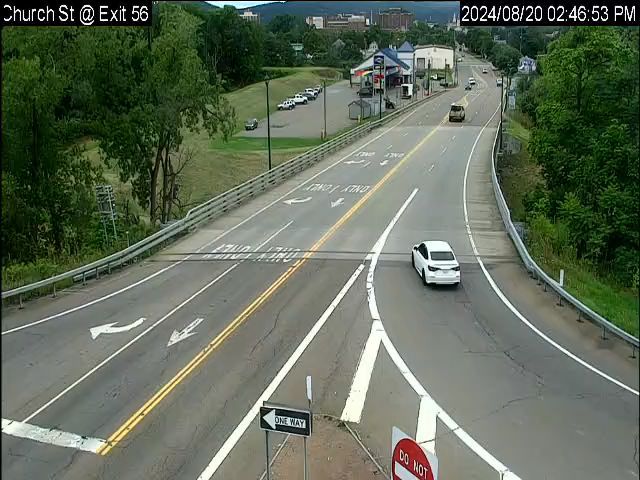 Elmira › West: I-86 Exit 56 Eastbound Ramp at Church St (NY 352)
