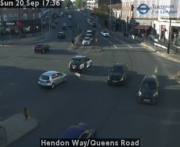 London: Hendon Way/Queens Road