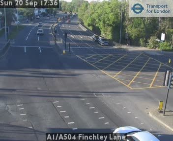 London: A1/A504 Finchley Lane