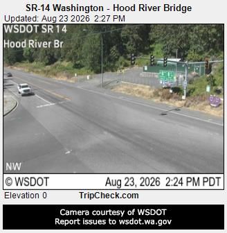 White Salmon: SR14 - at Hood River Bridge