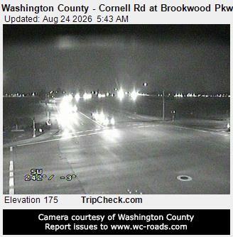 Hillsboro: Washington County - Cornell Rd at Brookwood Pkwy