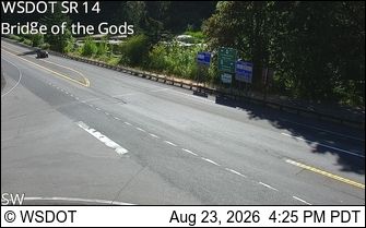 Cascade Locks: SR 14 at MP 41.5: Bridge of the Gods