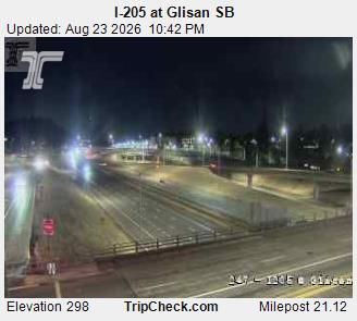 Maywood Park: I-205 at Glisan SB