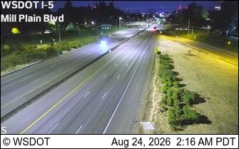 Vancouver: I-5 at MP 1.1: Mill Plain Blvd