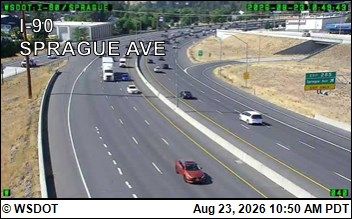 Liberty Lake: I-90 at MP 285.5: Sprague Ave