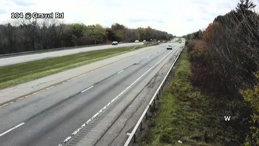 West Webster: 104 at Gravel Road