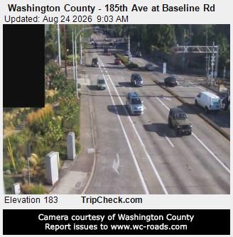 Beaverton: Washington County - 185th Ave at Baseline Rd