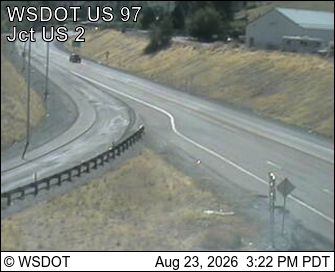 Dryden › North: US 97 at MP 185: Don Senn Memorial Interchange