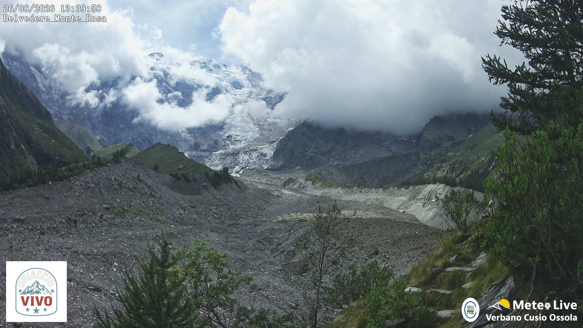 Macugnaga › South-West: Ghiacciaio del belvedere - Monte Rosa