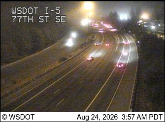 Seattle: I-5 at MP 189.9: 77th St SE