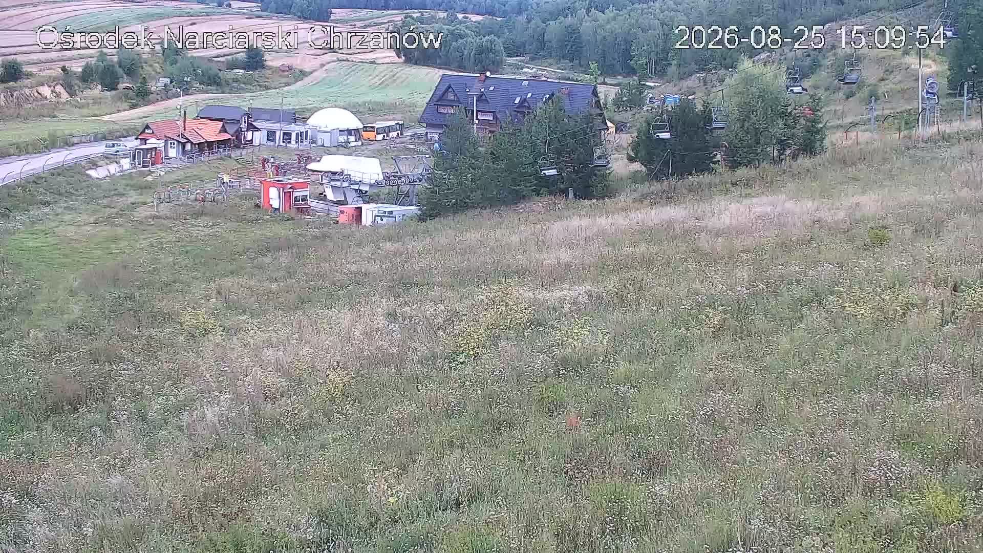 Chrzanow: Ski slope view - Lubusz Province