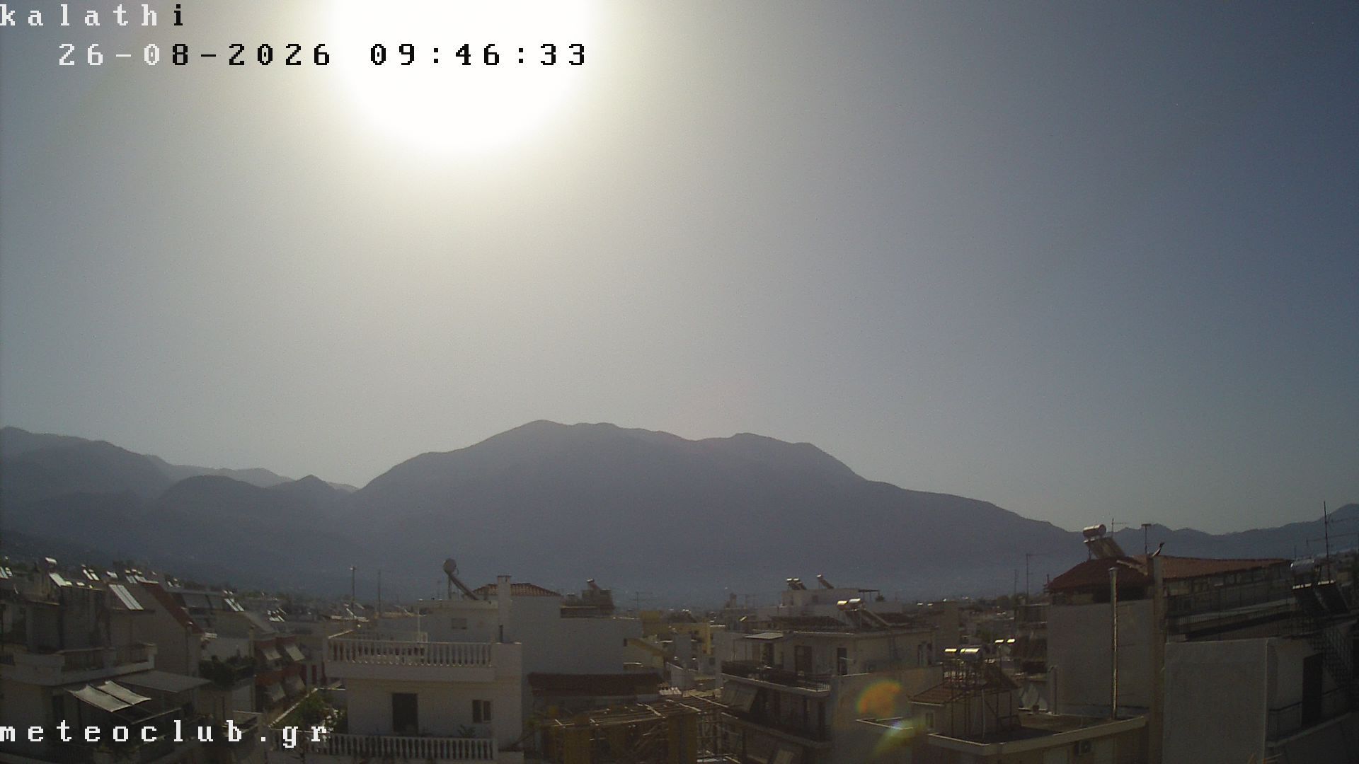 Kalamata: View of the Taygetos mountain