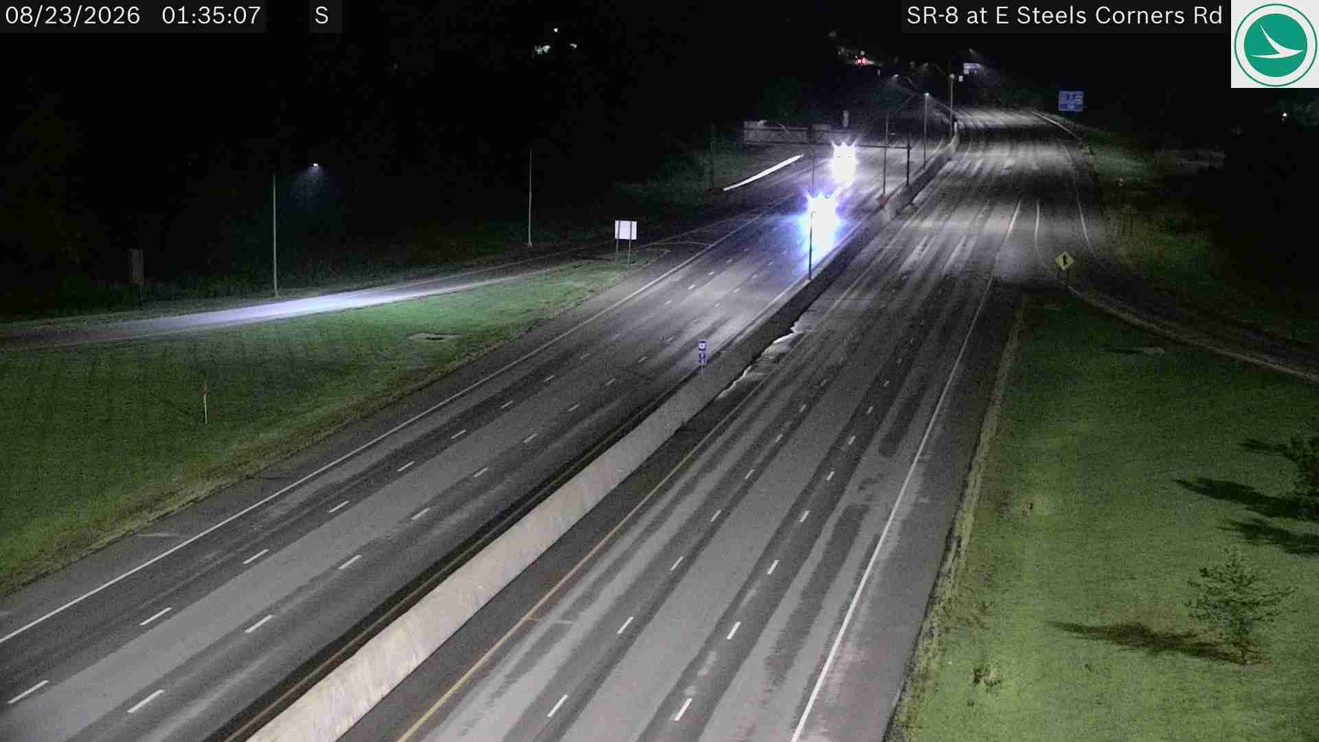 Stow: SR-8 at E Steels Corners Rd