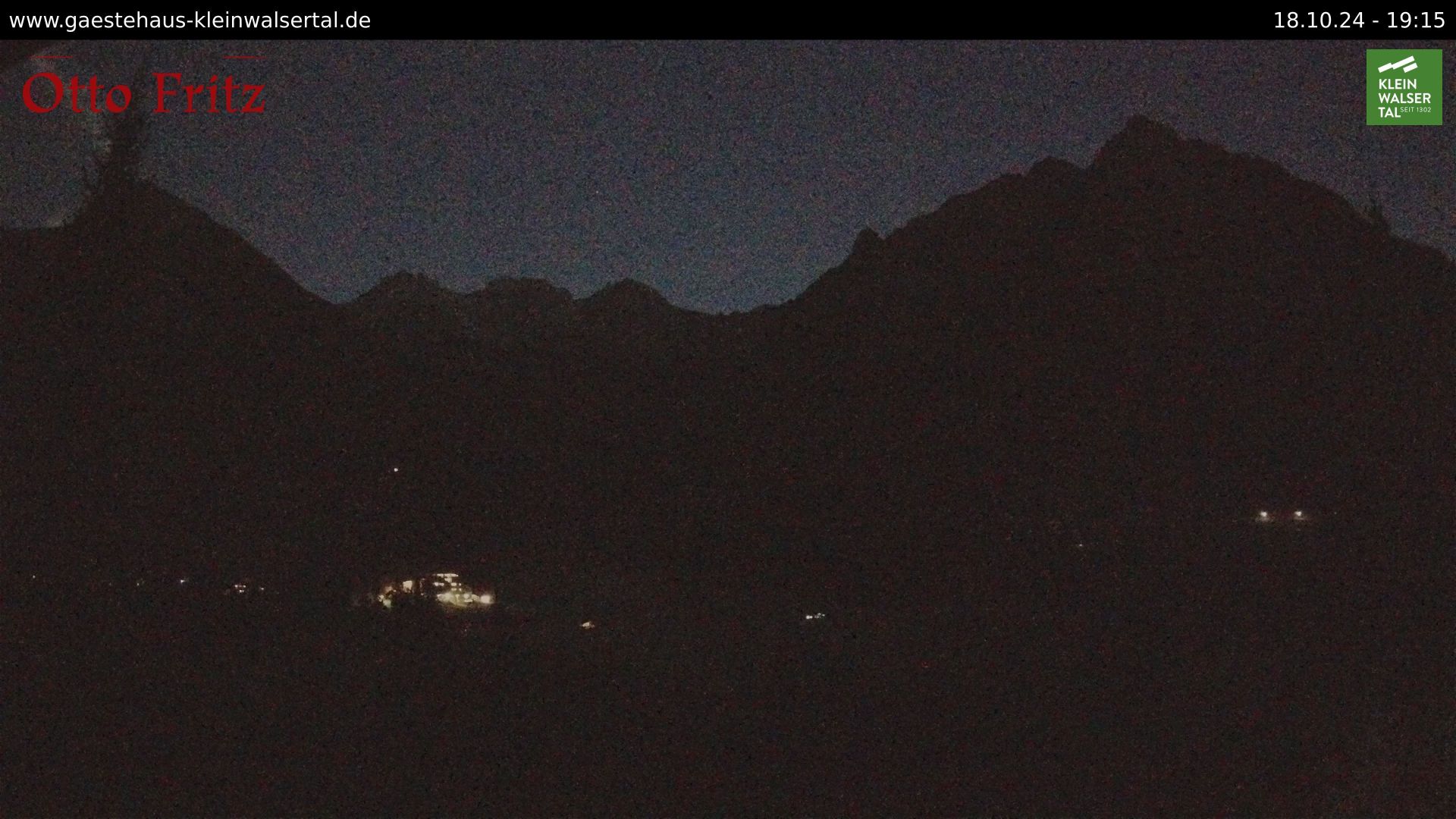 Gemeinde Mittelberg: Mittelberg, Blick ins Wildental vom Haus Rieser